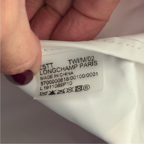 NWT Le Pilage extensible modele depose dahlia raspberry purple pink travel tote - Picture 15 of 15